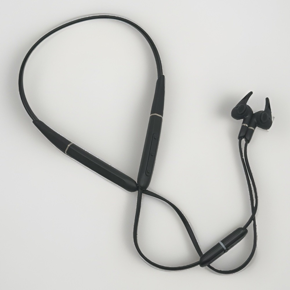 Jabra Evolve 65e Wireless Bluetooth Neckband Headset Black Tested No EarGels